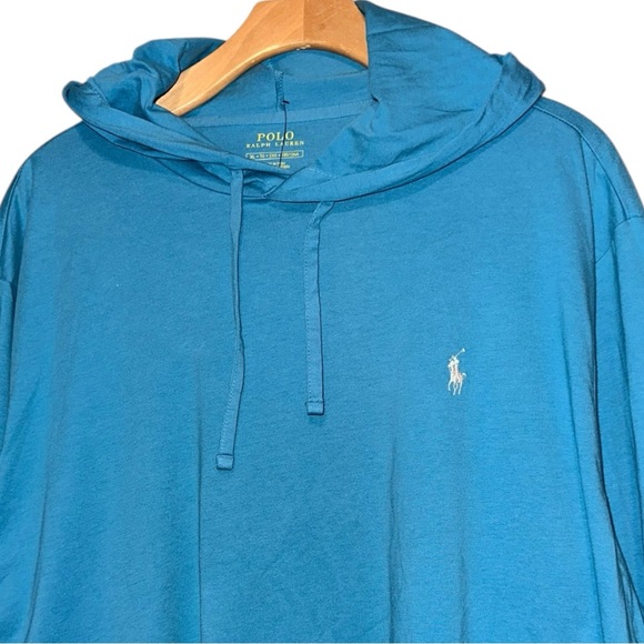 Polo Ralph Lauren Other - Ralph Lauren NWT Men’s Sz XL Blue Long Sleeve Classic Lightweight Hoodie T-Shirt